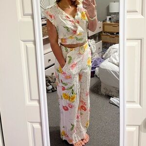 Floral Print Jumpsuit